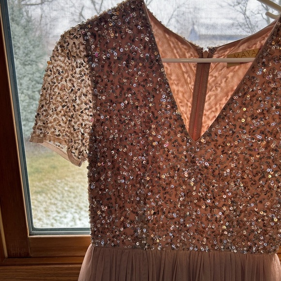 Maya Deluxe Sequin Maxi - Picture 2 of 5